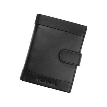 Pierre Cardin fekete Valódi bőr Pénztárca