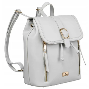Stílusos női hátizsák Szürke színben