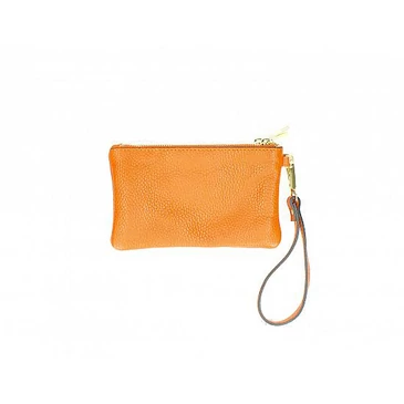 Valódi bőr női táska A351 Narancs