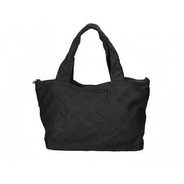 Valódi bőr női válltáska fekete színben S7216 Black