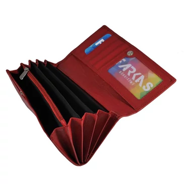 Bőr női pénztárca FK0131 Blue