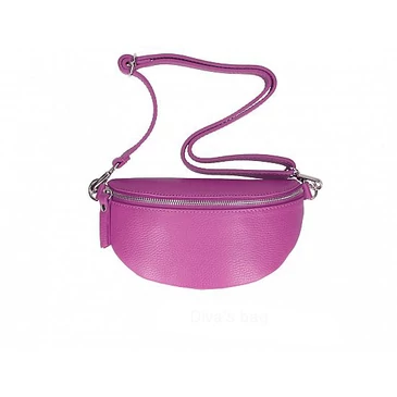 Valódi bőr női övtáska fukszia színben TR213 Fuchsia