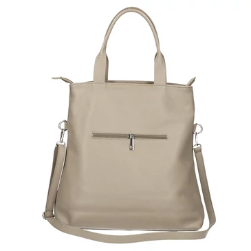 Valódi bőr női válltáska S7185 Mustard