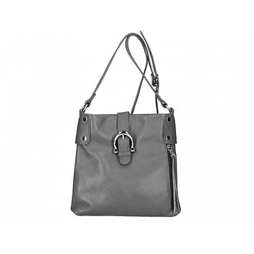 Valódi bőr női válltáska sötétszürke színben TR234 DarkGrey