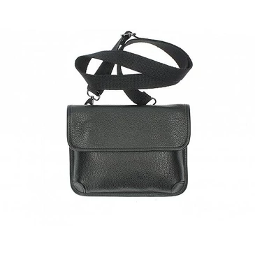 Valódi bőr női válltáska fekete színben TR208 Black