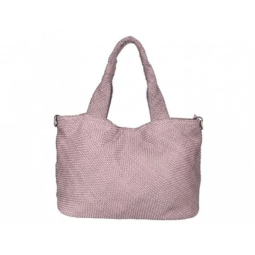 Valódi bőr női válltáska púder színben S7216 PowderPink