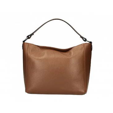 Valódi bőr női táska konyak színben S7188 Cognac