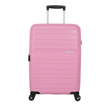 American Tourister Sunside Spinner bővíthető bőrönd 68 cm rózsaszín
