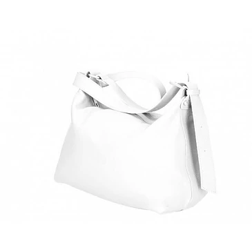 Valódi bőr női válltáska fehér színben TR224 White