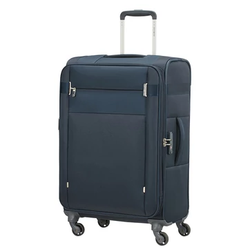 Samsonite Citybeat bővíthető spinner bőrönd közepes méret 66 cm