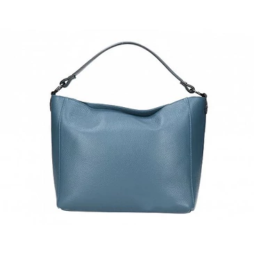 Valódi bőr női táska kék színben S7188 Cerulean