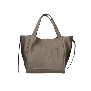 Valódi bőr női táska sötéttaupe színben S7177 DarkTaupe