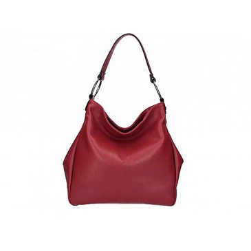 Valódi bőr női válltáska piros színben S7192 Red