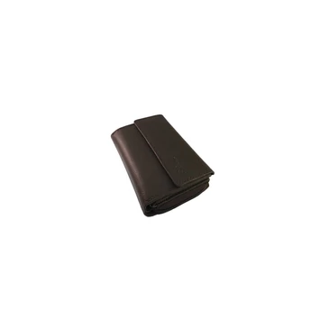 Női pénztárca bőrből RFID védelemmel 13048 DarkBrown