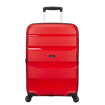 American Tourister Bon Air DLX Spinner Bővíthető Bőrönd 66cm MagmaRed