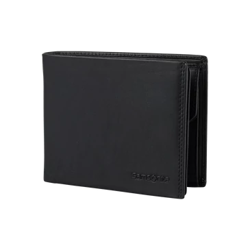 Samsonite Valódi bőr férfi pénztárca ATTACK 2 SLG fekete színben