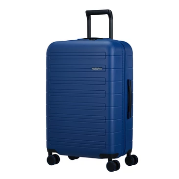 American Tourister Novastream bővíthető Spinner bőrönd 67 Sötétkék 3 év garancia