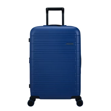 American Tourister Novastream bővíthető Spinner bőrönd 67 Sötétkék 3 év garancia
