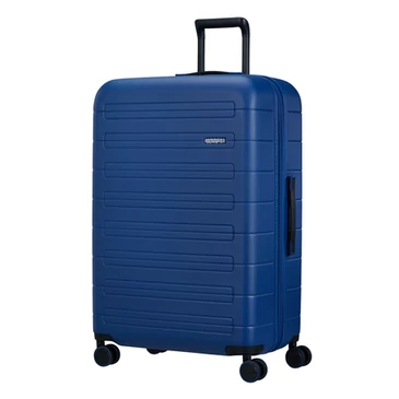 American Tourister Novastream bővíthető Spinner bőrönd 77 Sötétkék 3 év garancia
