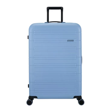 American Tourister Novastream bővíthető Spinner bőrönd 77 Világoskék 3 év garancia