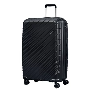 Kemény falú American Tourister SpeedStar Spinner Bővíthető Bőrönd 77cm Black 3 év garancia