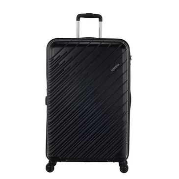 Kemény falú American Tourister SpeedStar Spinner Bővíthető Bőrönd 77cm Black 3 év garancia
