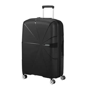 American Tourister Starvibe Spinner Bővíthető Bőrönd 77cm Black 3 év garancia
