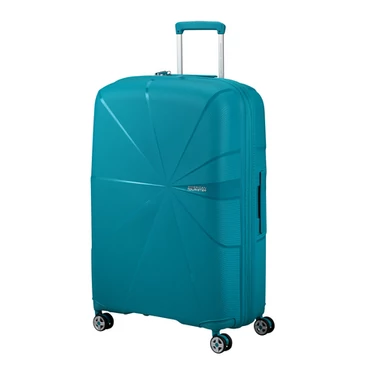 American Tourister Starvibe Spinner Bővíthető Bőrönd 77cm Világoskék 3 év garancia
