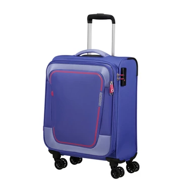 American Tourister Pulsonic Spinner Bővíthető Kabinbőrönd 55cm SoftLilac