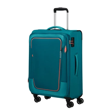 American Tourister Pulsonic Spinner Bőrönd 68cm StoneTeal