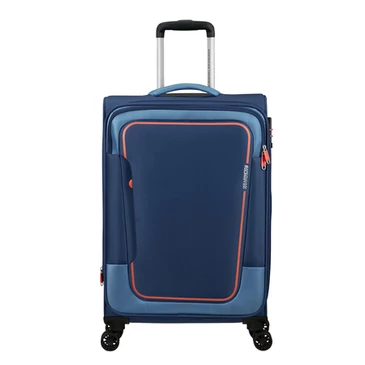 American Tourister Pulsonic Spinner Bőrönd 68cm CombatNavy