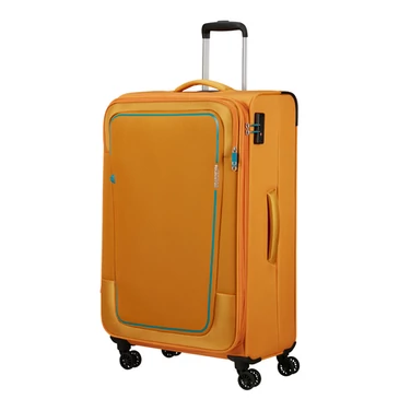 American Tourister Pulsonic Spinner Bőrönd 81cm SunsetYellow