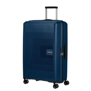 American Tourister Aerostep Spinner Bővíthető Bőrönd 77cm Navy 3 év garancia