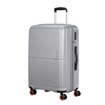American Tourister Geopop Spinner Bőrönd 67cm Silver