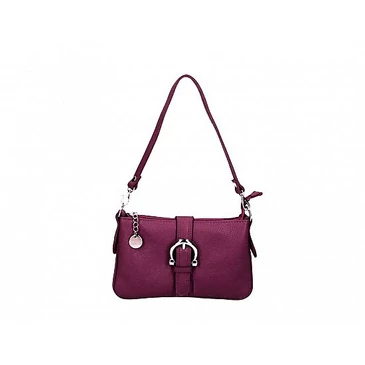 Valódi bőr női válltáska bordó színben TR235 Wine