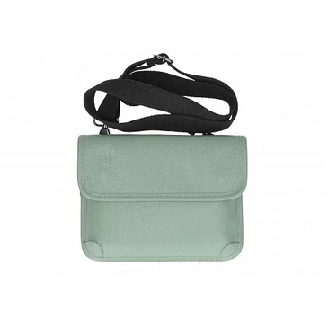 Valódi bőr női válltáska mentazöld színben TR208 GreenMint