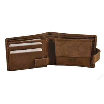 Always Wild férfi bőr pénztárca barna színben 23501