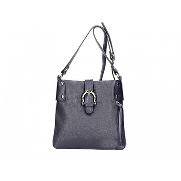 Valódi bőr női válltáska sötétkék színben TR234 BlueNavy