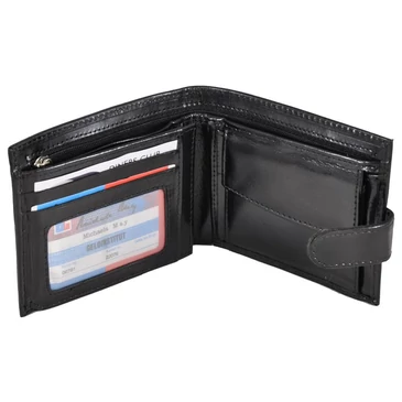 Bőr férfi pénztárca 2804 DarkBrown