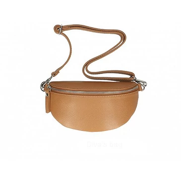 Valódi bőr női övtáska konyak színben TR213 Cognac