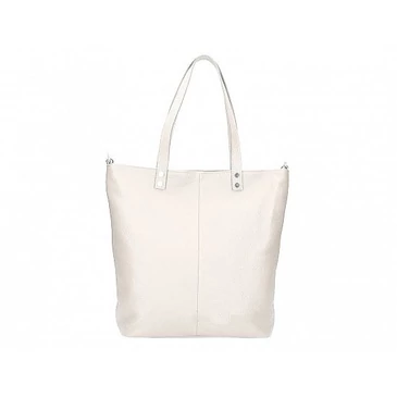 Valódi bőr női táska bézs színben S7190 Beige