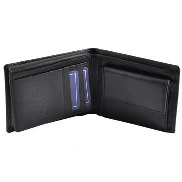 Férfi bőr pénztárca barna színben RFID védelemmel 301 Brown