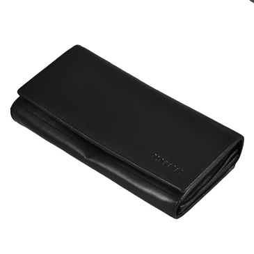 Fekete bőr női pénztárca FK0131 Black