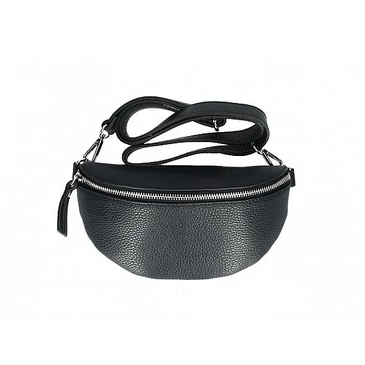 Valódi bőr női övtáska fekete színben TR213 Black