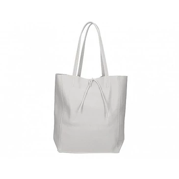 Valódi bőr női táska szürke színben S7080 PearlGrey