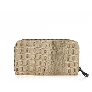 Valódi bőr női pénztárca Taupe színben P516 Taupe