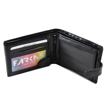 Férfi bőr pénztárca barna színben RFID védelemmel 46012 Brown