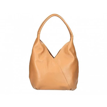 Valódi bőr női válltáska konyak színben S7204 Cognac