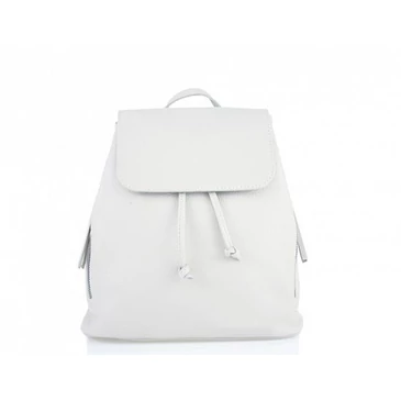 Valódi bőr női hátitáska fehér színben S7068 White