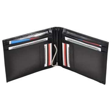 Férfi bőr pénztárca fekete színben 5155 Black